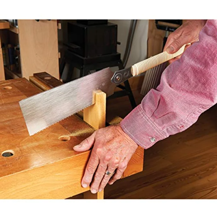 FAMEX Gyokucho 610 Ryoba Japansäge 240mm, Zugsäge für feine Längs- und Querschnitte, Made in Japan – Bild 3