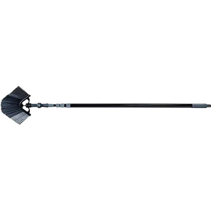 Neustanlo Teleskopstiel Eckbesen - Dachrinnenbesen mit Teleskopstange 410 cm ausziehbar, ideal für Fassaden- und Dachrinnenreinigung – Bild 4