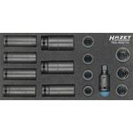 Hazet 163-463/15 Werkzeugset, HAZET-Safety-Insert-System, 15-teilig, Made in Germany, mit rüttelfester Werkzeuganordnung