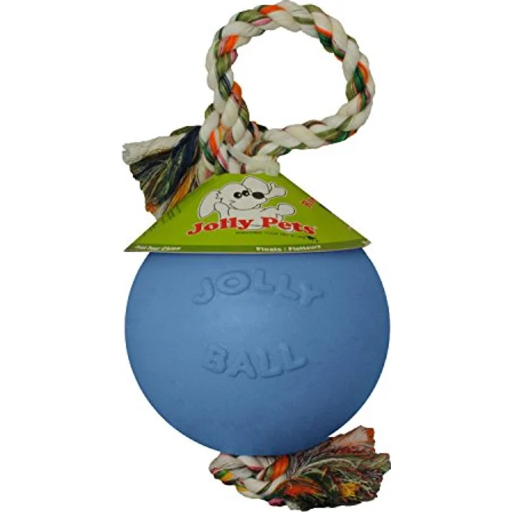 Jolly Pets JOLL050B Hundespielzeug - Ball Romp-n-Roll, 15 cm, hellblau – Bild 5