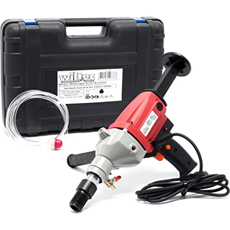 Wiltec - Kernbohrgerät bis 110mm, Leistung 1400W 1700U-min, Kernbohrer Bohrkrone Bohrmaschine – Bild 4