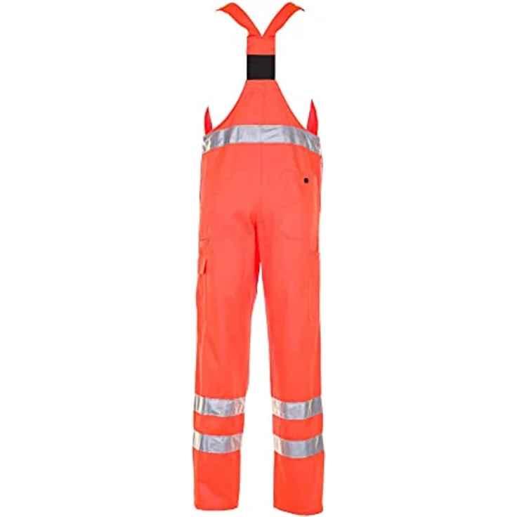 Warnschutz Latzhose uni orange Größe 52 – Bild 2