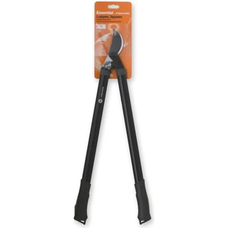 Fiskars Essential Bypass Astschere, 66 cm, rostfreie Stahlklingen, ergonomische Griffe, ideal für frisches Holz bis 3,8 cm Durchmesser – Bild 1
