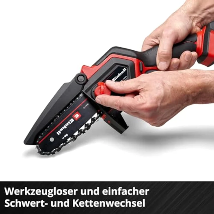 Einhell GE-PS 18/15 Li Bag Kit, Akku-Astkettensäge mit 18V Li-Ionen-Akku und ergonomischem Design – Bild 8