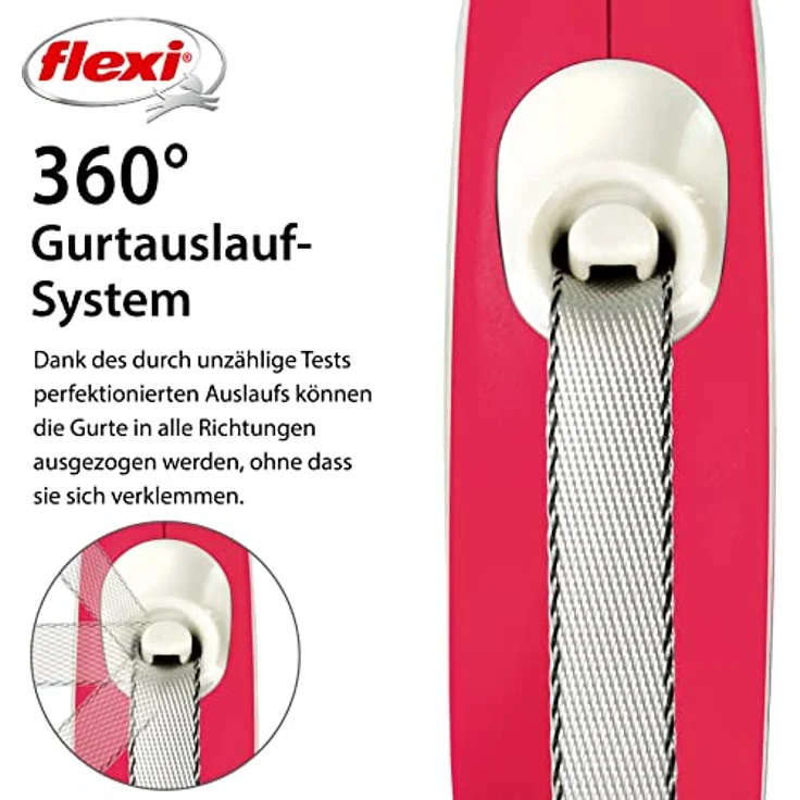 flexi Rollleine New Comfort - Rot - XS - 3 m, 4000498043424, blau, small – Bild 3