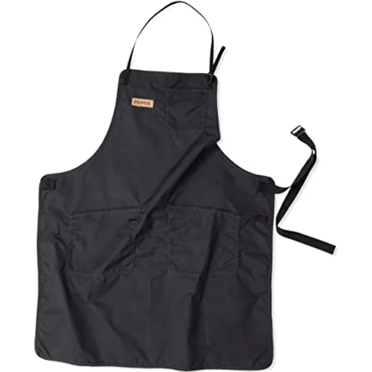 Primus Herren Grillschürze, Black, 80x63cm - Strapazierfähige Schürze für das Grillen – Bild 1