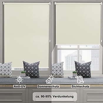 XMTECH Außenrollo Als Senkrechtmarkise – 140x140 Cm, Grau, UV-Schutz, Wasserdicht, Für Balkon & Terrasse