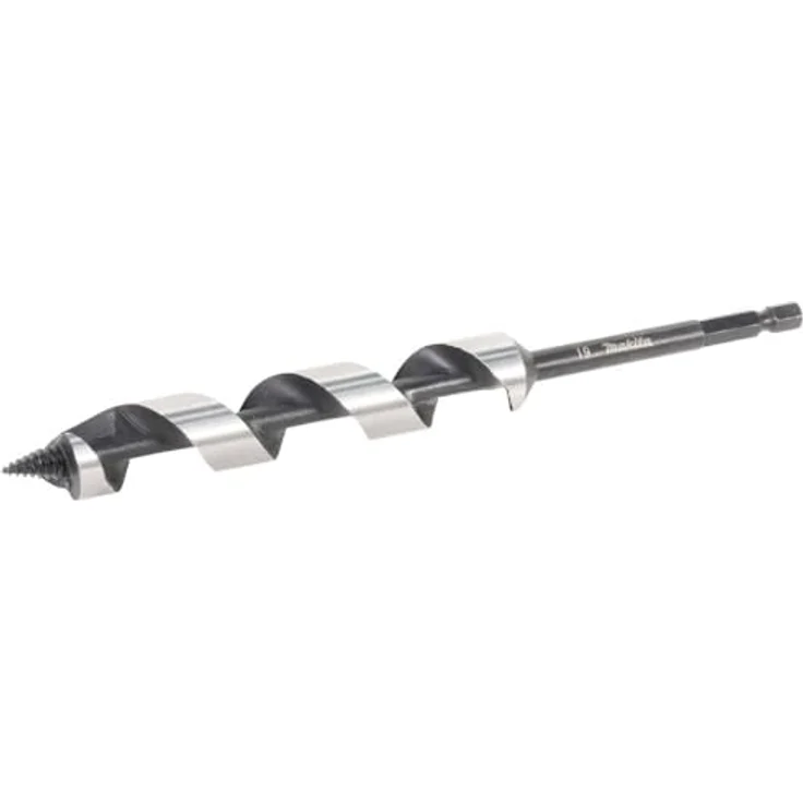 Makita Schlangenbohrer 19x200 mm, Holzbohrer mit Zentrierspitze und Sechskantschaft – Bild 2