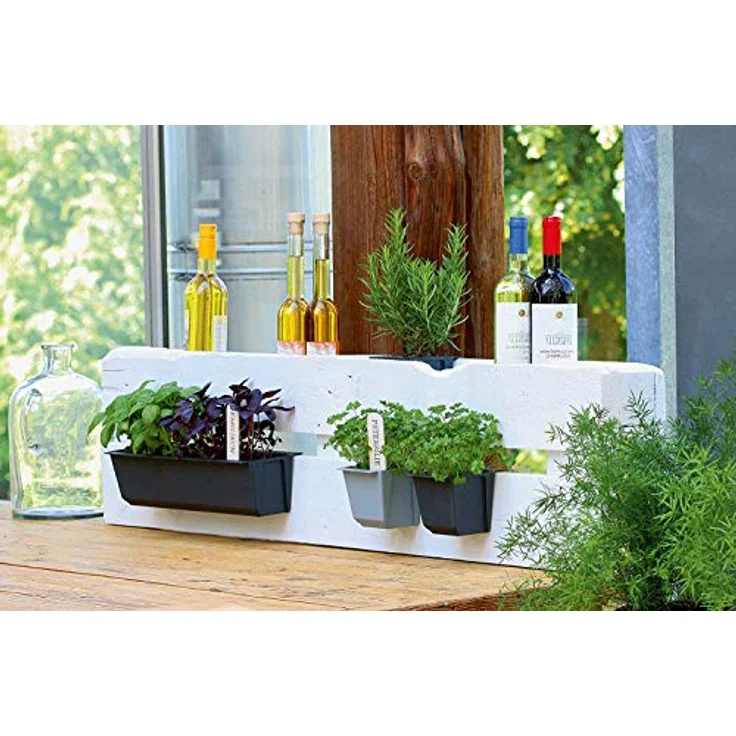 Pflanzgefäß Easy, für Europaletten, Kunststoff 36,8 x 9 x 9,5cm – Bild 3