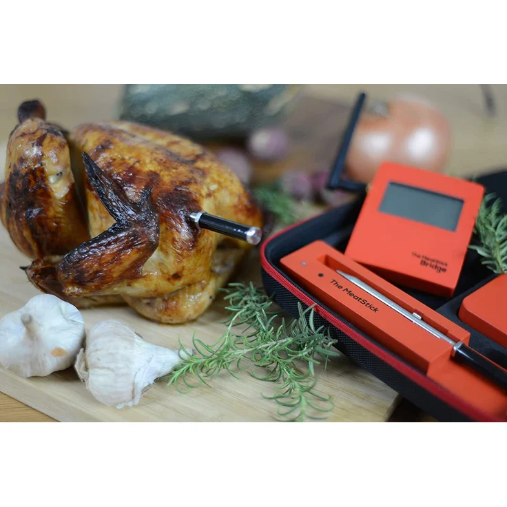 The MeatStick BR652 Set 4 (2 Stück) mit WiFi Bridge Kabelloses Grillthermometer – Bild 2