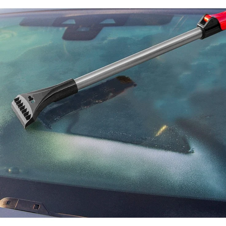 Alca Germany Teleskop Schneebesen mit Softgriff-Eiskratzer frei einstellbar, ausziehbar bis 110 cm Länge – Bild 2