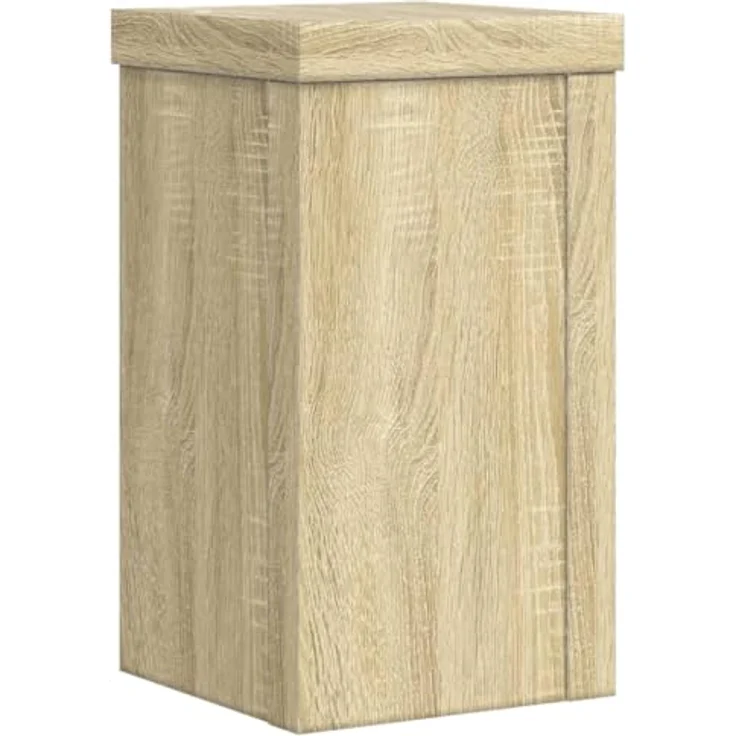 vidaXL Blumenständer Pflanzenständer 2 Stk. Sonoma-Eiche Holzwerkstoff 10x10x18 cm (2 St) – Bild 8