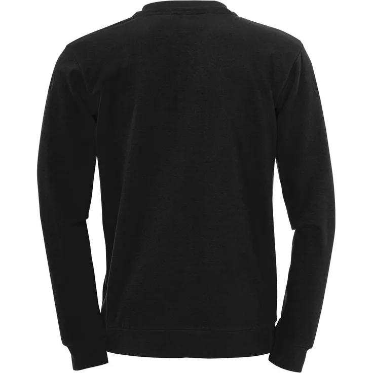 Kempa Sweatshirt TRAININGSTOP Unisex 2003641 schwarz M - Rundhalsausschnitt, Flatlocknaht, elastisches Rippbündchen
