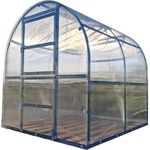 Klasika Gewächshaus KLASIKA Slim 2x4m (8m2) mit 6mm Polycarbonat, Breite - 2 m