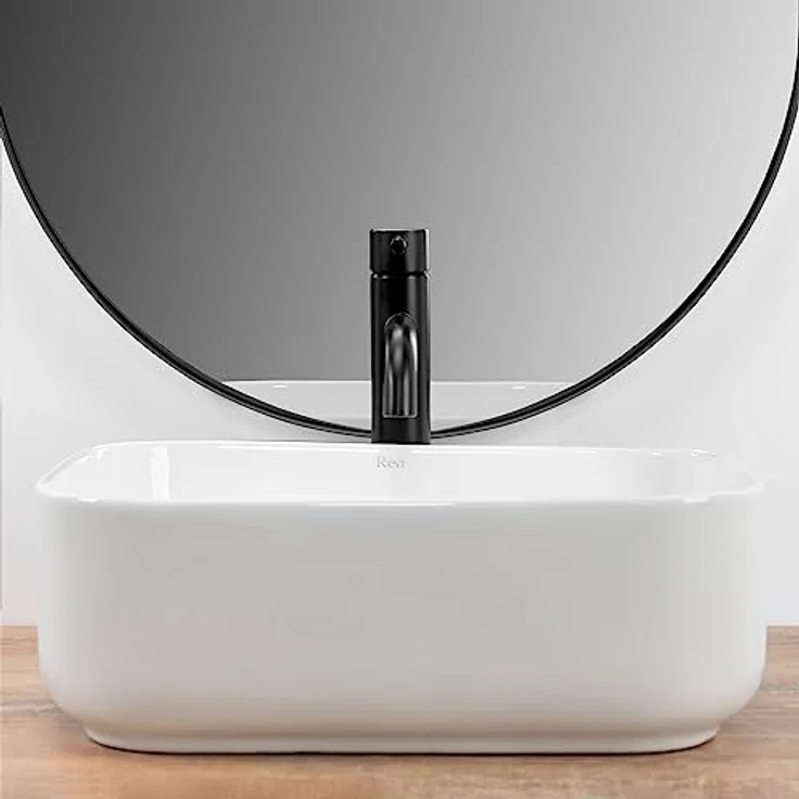 wohnwerk.idee Aufsatzwaschbecken Keramik Weiß Klein Gäste WC Gäste Bad Demi Mini - Preisvergleich – Bild 5