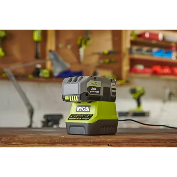 RYOBI Starterset RC18120-242X, 18 V Lithium Akkus (2 Ah & 4 Ah) mit Ladegerät und IntelliCell-Technologie – Bild 10