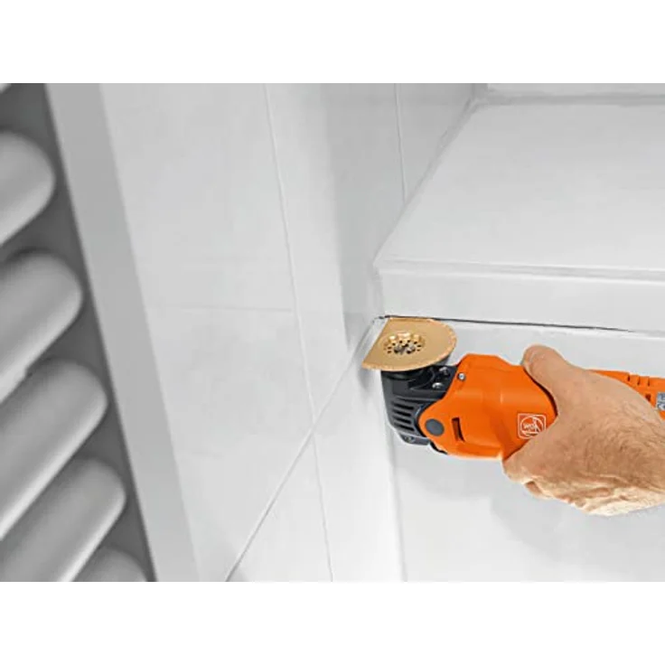 C. & E. Fein GmbH FEIN Sägeblattset TILE WORKING 3-teilig SL, geeignet für Sanierungsarbeiten, inkl. E-Cut Universal, Hartmetall-Raspel und Hartmetall-Segmentsägeblatt – Bild 5