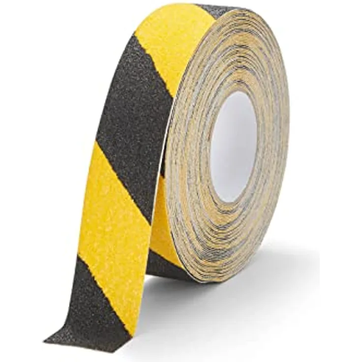 Durable Antirutschband grob DURALINE GRIP+ color, 50 mm x 15 m, zur Sicherung von Treppen, Rampen etc., gelb/schwarz, 1097130