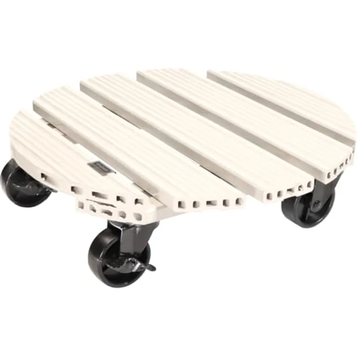 Wagner Multi Roller WPC GH0557, Pflanzenroller Ø 385 mm, Tragkraft 150 kg, lichtgrau