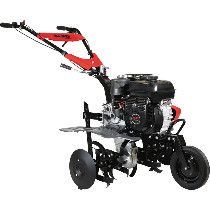 AL-KO Benzin-Motorhacke MH 770 COMFORT 3,45 kW / 196 ccm / 77 cm, Lackiertes Stahlblech, Ideal zur Bodenlockerung und Bearbeitung in Beetreihen, Ergonomischer Führungsholm