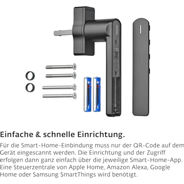 SIEGENIA smarter Fenstergriff anthrazit - Matter kompatibel, mit Fernzugriff und Statusüberwachung – Bild 2