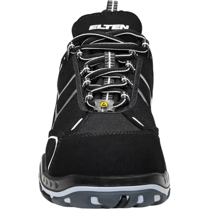 ELTEN MOTION Low ESD S2, Sicherheitsschuh aus hydrophobierter Mikrofaser in Grau, Atmungsaktives Textilfutter, EN ISO 20345 S2 SRC – Bild 2