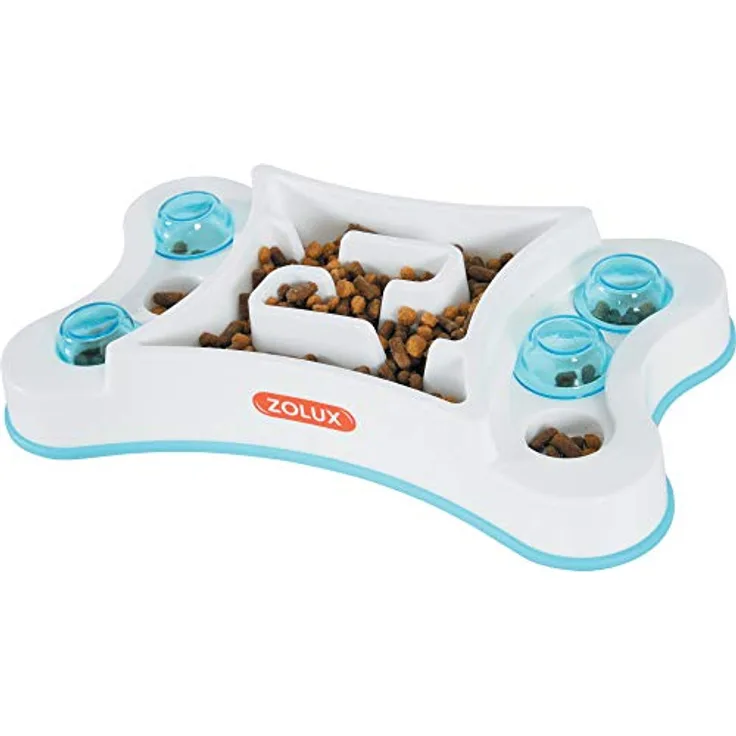 Zolux Rectangular bowl from overeating (0.60 l), Futternapf