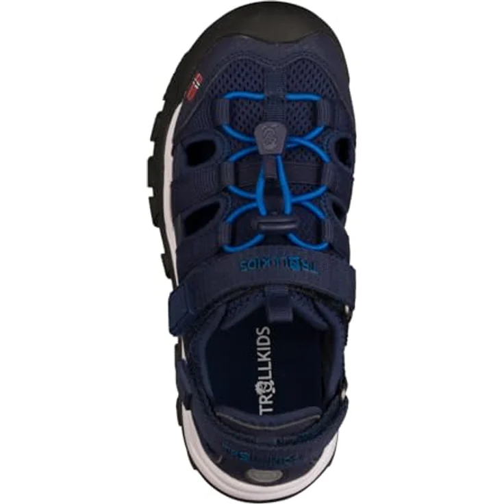 Trollkids Kid's Kristiansand Sandal XT, Sicherheitssandalen für Jungen, mit EVA-Sohle und Klettverschluss, Blau, Größe 34 – Bild 7