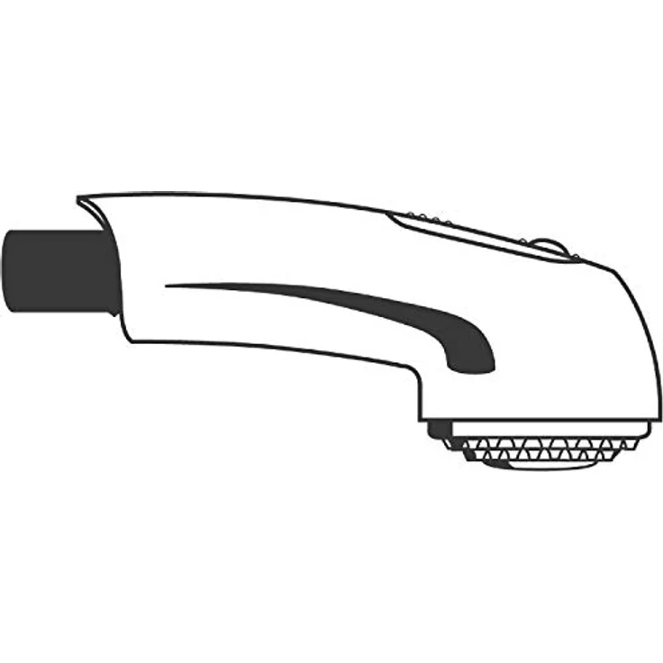 GROHE Spülbrause (Original Ersatzteil, Langlebig, Robust, Herstellergarantie: 5 Jahre), Chrom / Fehgrau, 46312IE0 – Bild 2