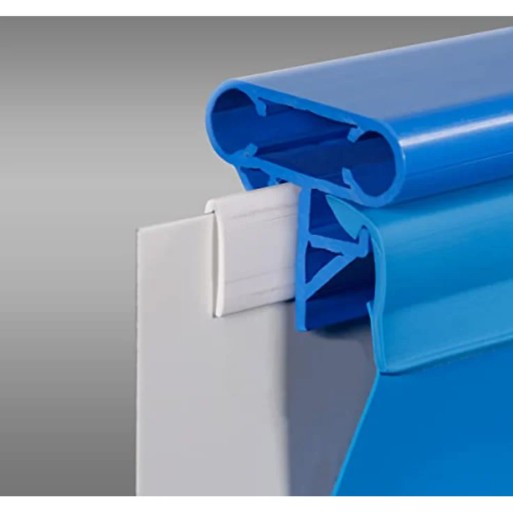 Folie rund 0,8 mm blau 500 x 120 cm, Deutsche Herstellung, Auskleidung, Innenhülle, Stahlwand, Pool, Keilbiese – Bild 3