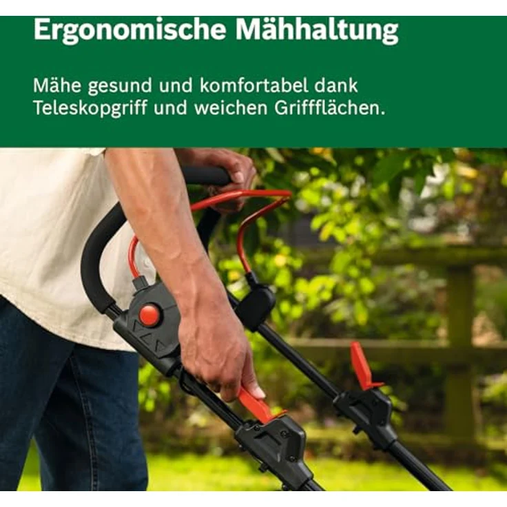 Bosch Akku-Rasenmäher Rotak18V2-43 Solo, 43 cm Schnittbreite, 3-in-1 Funktion, ohne Akku und Ladegerät – Bild 5