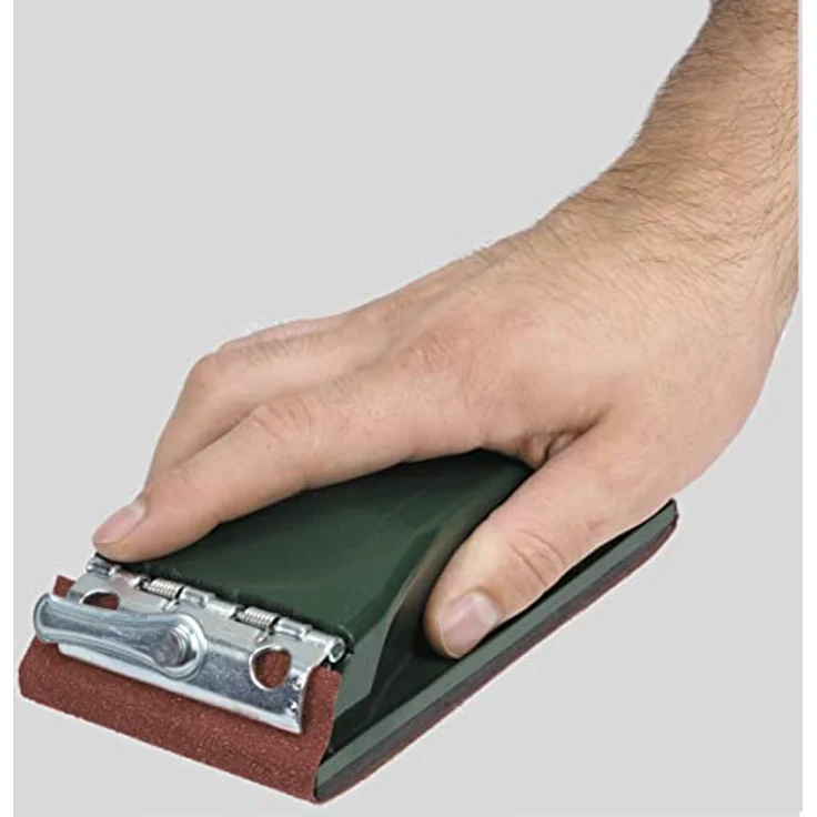 kwb Handschleifer-Set – 2-tlg. inkl. Schleifklotz mit Klemmvorichtung und Schleifpapier 93 mm x 230 mm (50 Stk.) – Bild 4