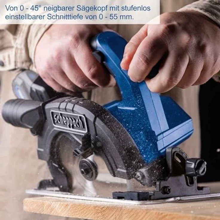 Scheppach Handkreissäge Akku-Handkreissäge BC-HCS165-X (DIY) – Bild 5