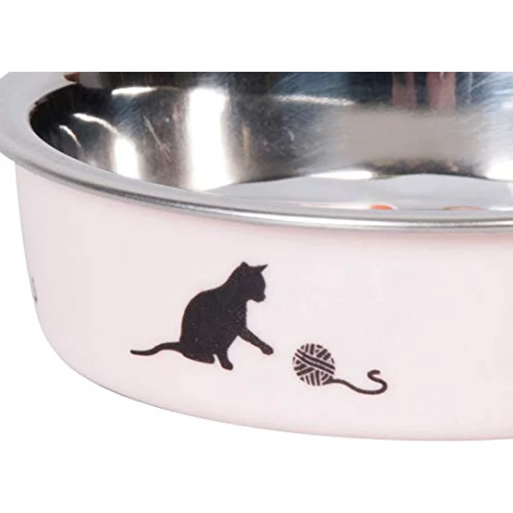 Karlie Ascar Katzennapf, Edelstahl, Rosa, 160 ml, Durchm.10 cm – Bild 2