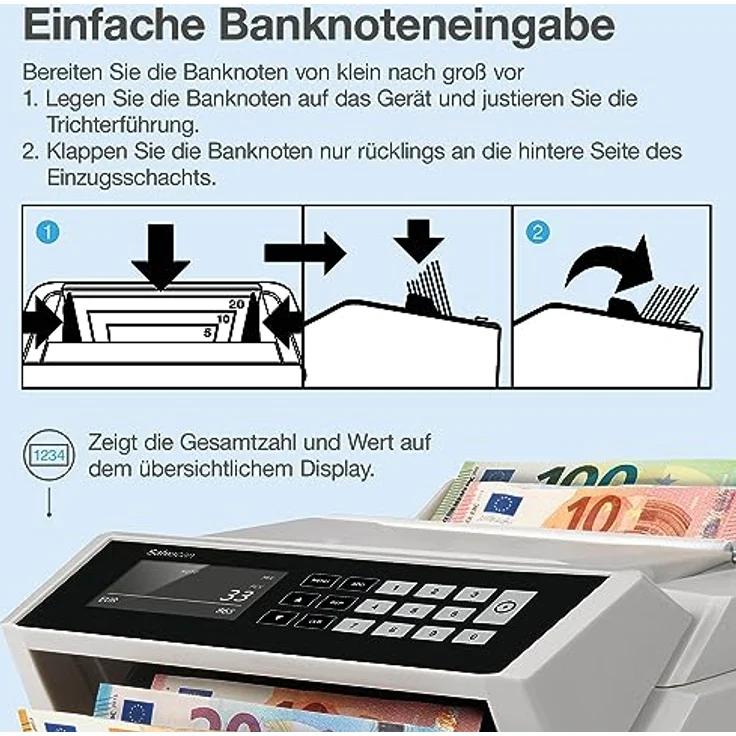 Safescan 2465-S Geldzähler – Bild 4