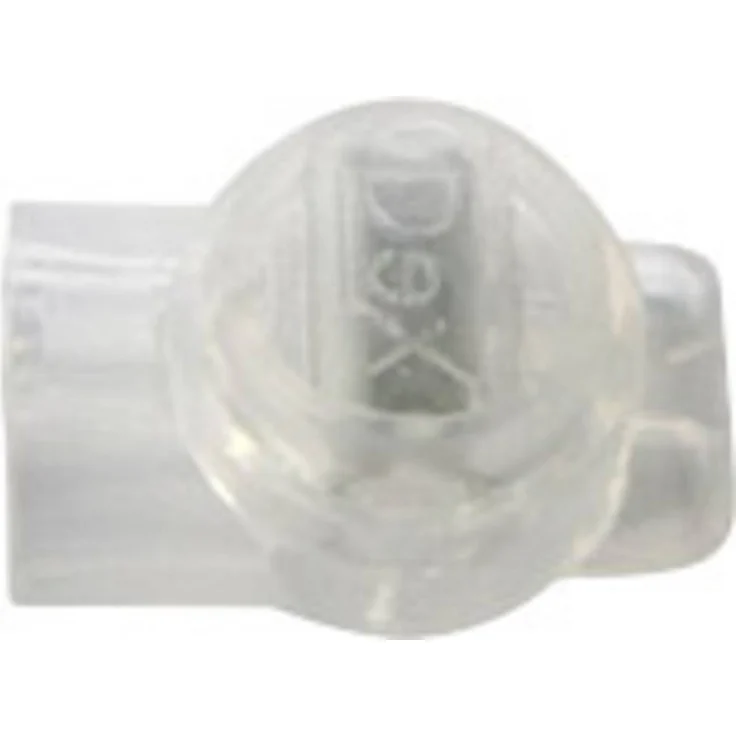 CellPack 145624 AVS Einzeladerverbinder, flexibel für 0.40-0.90mm², starr für 0.40-0.90mm², mit 2 Polen, transparent, 100 Stück, Temperaturbereich -25 bis 105 °C – Bild 1
