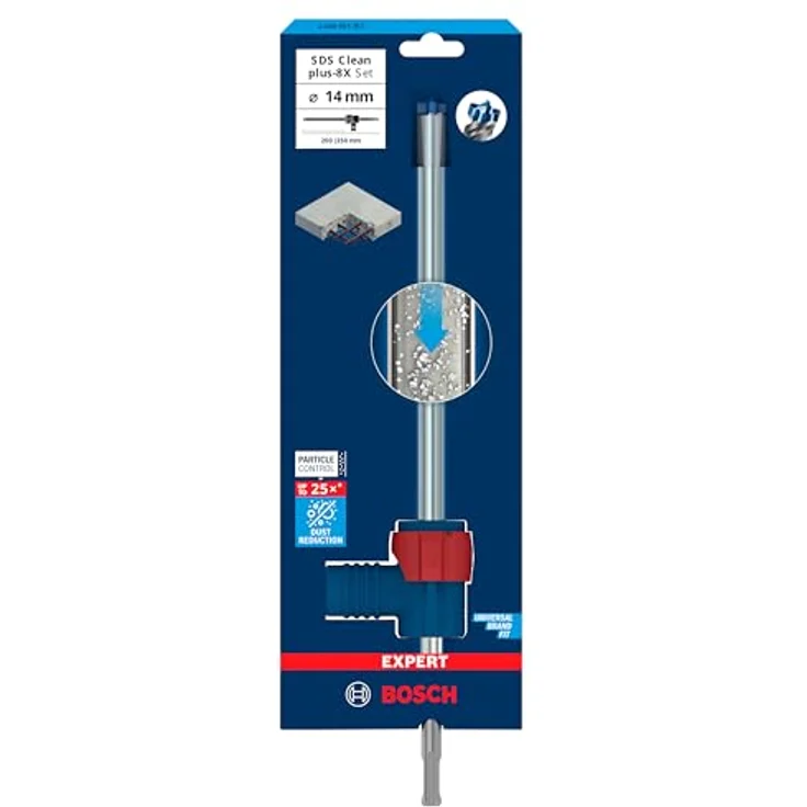 Bosch EXPERT SDS Clean plus-8X Hammerbohrer-Set für chemische Verankerungen (Ø 14,0 mm, Professional Zubehör Bohrhammer) – Bild 2