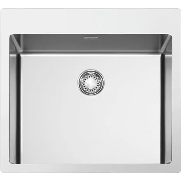 VR12S50RS Spülbecken 50 cm mit Armaturenbank für Unterbau oder Auflage-'-'VSTR71-2