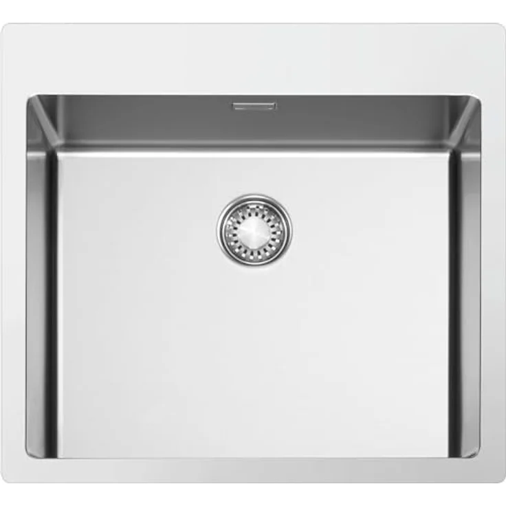 VR12S50RS Spülbecken 50 cm mit Armaturenbank für Unterbau oder Auflage-'-'VSTR71-2 – Bild 1