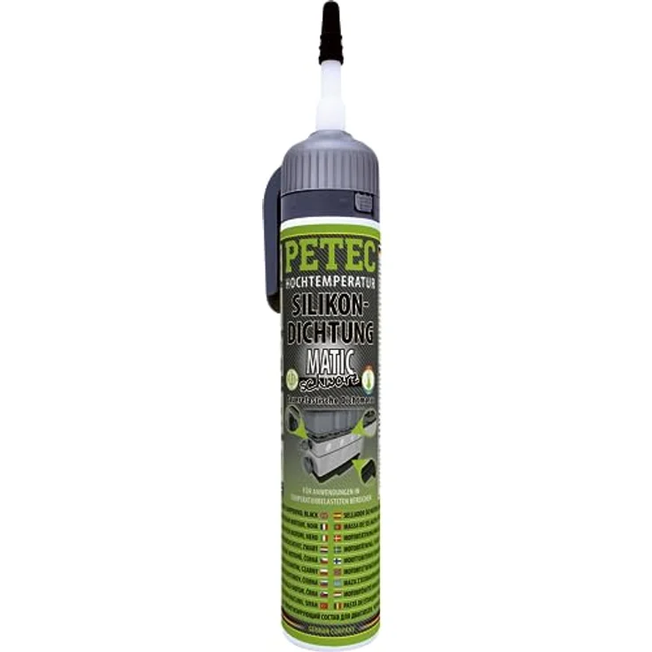 Petec 97720 Silikondichtung MATIC schwarz - 200ml - 1 Komponenten - dauerelastisch – Bild 2
