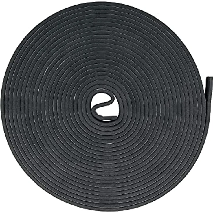 Amig - Zugluftstopper aus Gummi für Eingangs- und Durchgangstüren und Fenster – 10 m Rolle · 20 x 5 mm · Farbe Schwarz | Isolierband zum Vermeiden von Strom und Luftlecken