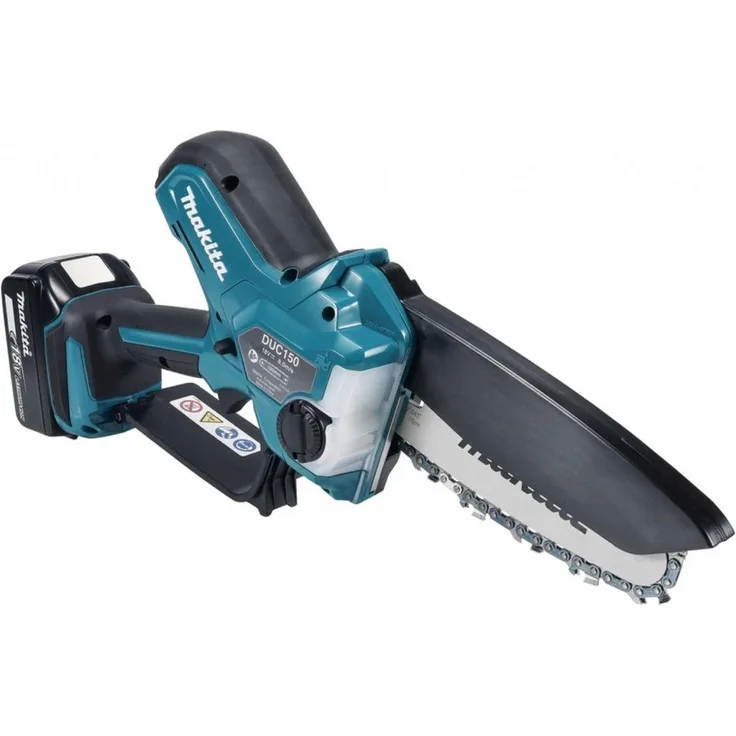 Makita Akku-Kettensäge DUC150SF LXT - Leichte und handliche Kettensäge, speziell für die Park- und Baumpflege - blau/schwarz
