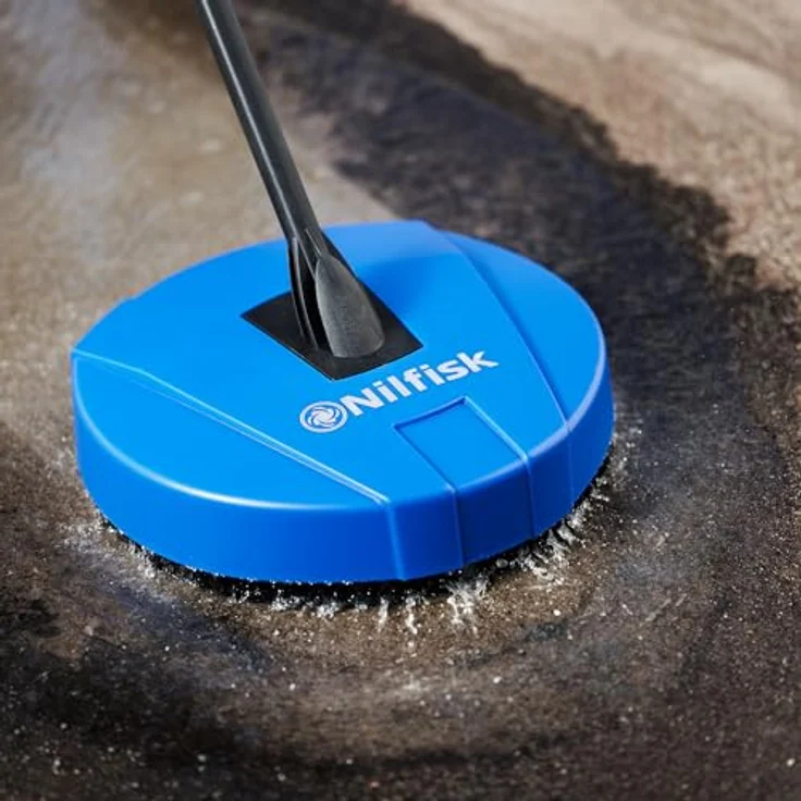 Nilfisk Compact Patio Flächenreiniger, Click&Clean, 6-mal schnellere Reinigung für Hochdruckreiniger, blau – Bild 5