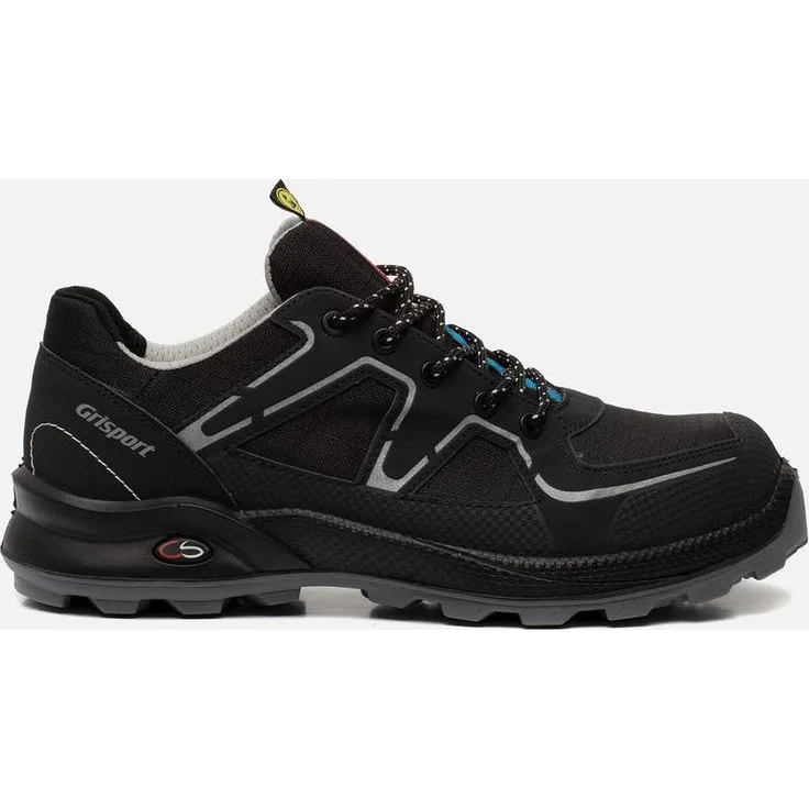 Grisport Safety GRISPORT WORK SHOES Nordic S3 ESD Sicherheitsschuhe, schwarz, Größe 40, Kevlar-Zwischensohle, faseroptischer Schutz, metallfrei, rutschfest