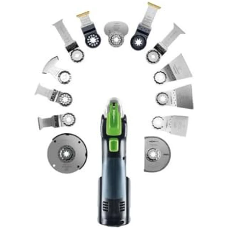 Festool Carbide-Sägeblatt MSB 60/32/HM/OSC, verschleißfest für harte Materialien, Staubarm und werkzeugloser Sägeblattwechsel – Bild 3