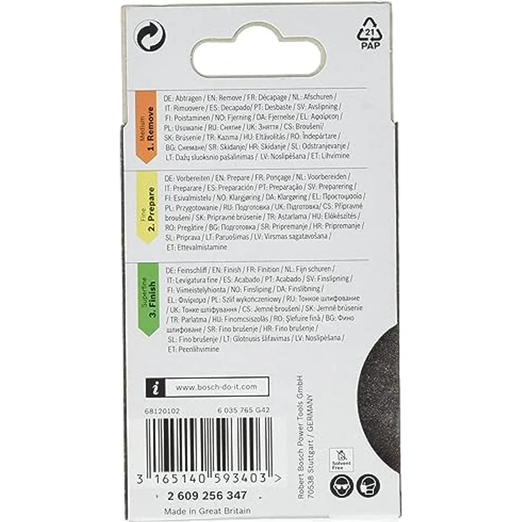 Bosch Professional Schleifschwamm (69 x 97 x 26 mm, fein) – Bild 3