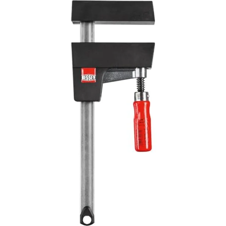 BESSEY Leichte Korpuszwinge UniKlamp UK100 Zwinge, schwarz-rot, 1.000 - 80 – Bild 2