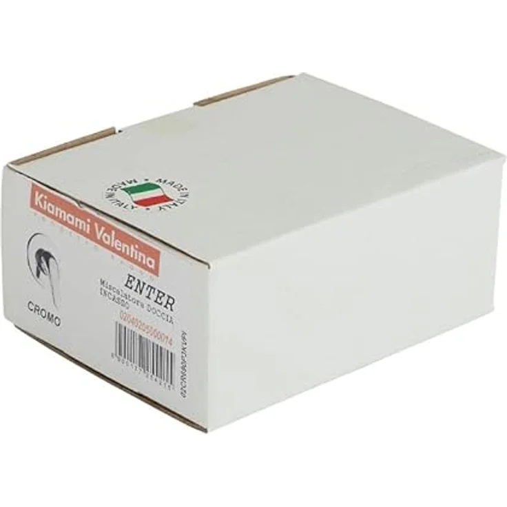 KIAMAMI VALENTINA RUBINETTO MISCELATORE INCASSO DOCCIA CROMO Serie Enter, Unterputz-Einhebel-Brausebatterie in Chrom – Bild 3