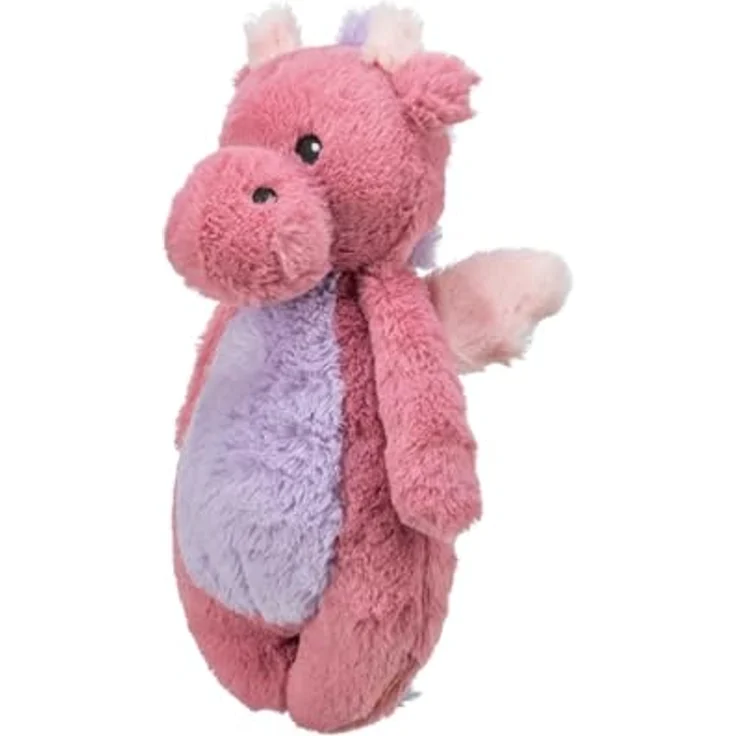 TRIXIE Tierkuscheltier Hundespielzeug Drache aus Plüsch, grün – Bild 2