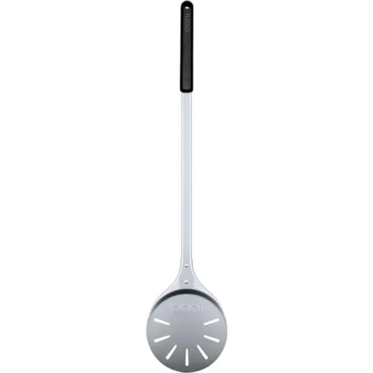 Ooni Pizzawender, Perforierter Pizzaschieber Rund (17cm) aus Aluminium, ultraleicht und hitzebeständig für professionelle Pizza-Drehtechnik